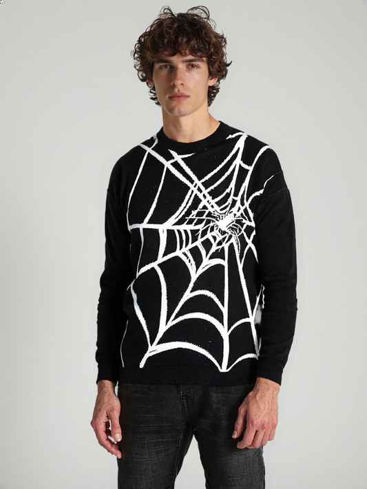 Spider Jacquard Knitted -TF Sweater