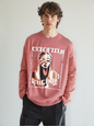 Oil Painting Printed Crew Neck Sweatshirt